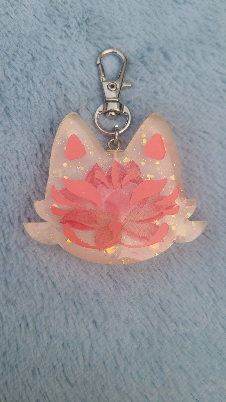 Kitsune Keychain - Etsy
