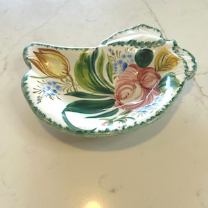 Vintage Painted Italian Dish