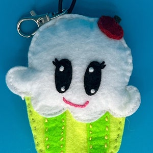 Cupcake Bag Tag/Key Fob