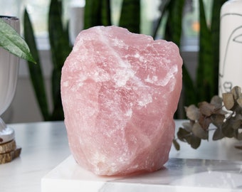 Rose Quartz, Quartz Crystal, Raw Rose Quartz, Crystal Decor, Crystal Display, Raw Crystals, Crystal Shop