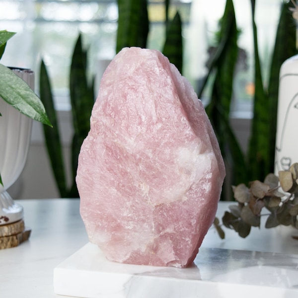 XL Rose Quartz Boulder, Quartz Crystal, Raw Rose Quartz, XL Crystal, Raw Crystals, Crystal Shop, Rocks and Minerals