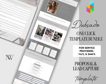 Dubsado Template Bundle | One click template | VA, SMM | Client Onboarding | Dubsado Proposal | Dubsado Workflow | Virtual Assistance