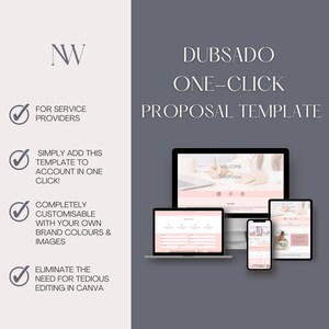 Dubsado Service Business Proposal Template | Business Coach | one click | Code Free Dubasado | Instant digital download quote template