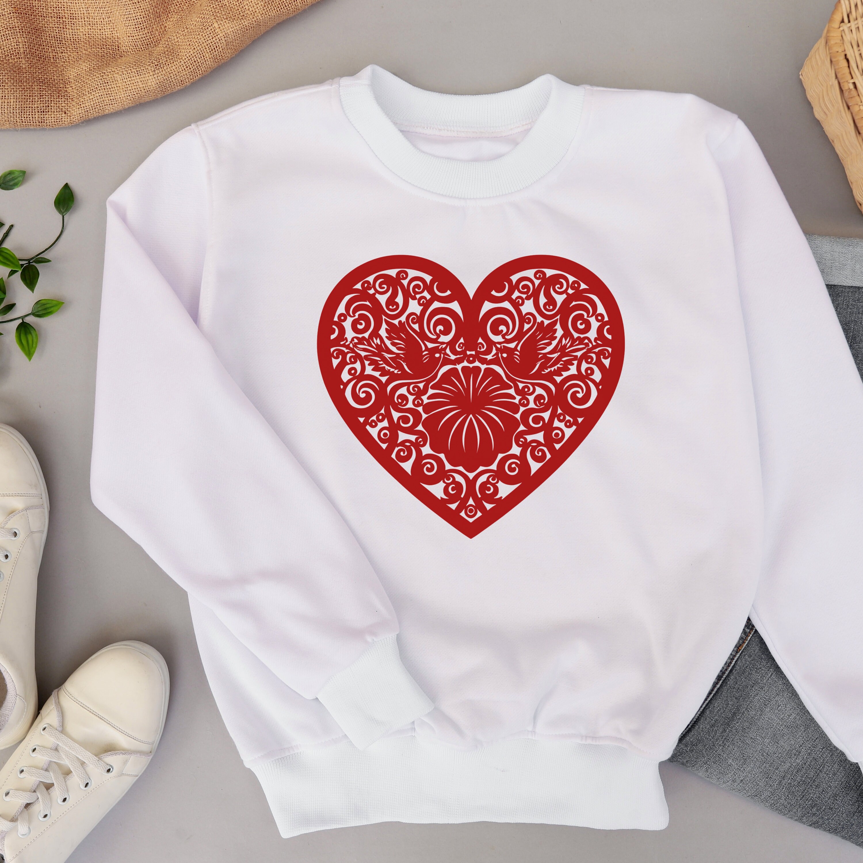 Heart Silhouette Png File Instant Download and Use for Valentines Day ...