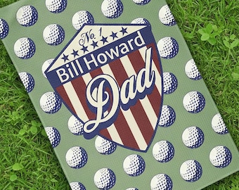 Number One Dad Golf Towel | Personalized Father's Day Gift