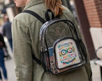 ITA Autism Awareness Clear Stadium Backpack
