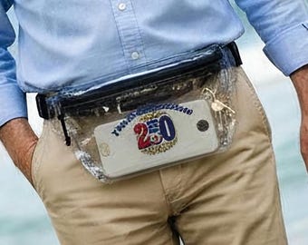 America 250 Clear Fanny Pack, Stadium Approved, Concert See-Thru