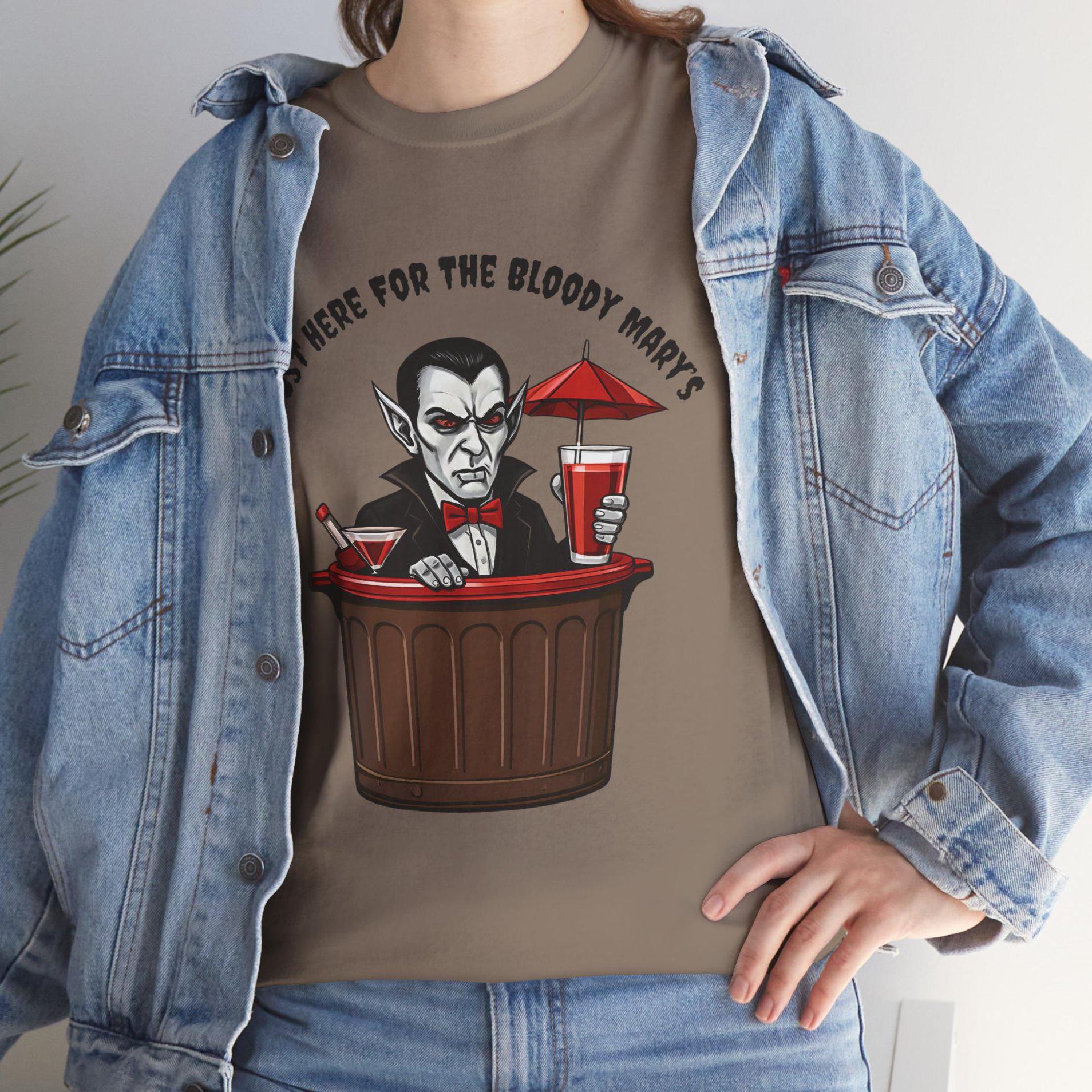 Funny Vampire T-shirt: Bloody Mary Graphic Halloween Costume Top