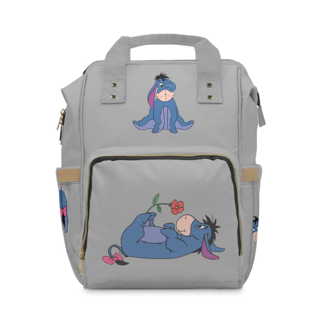 Grey Eeyore Multifunctional Diaper Backpack Mommy Backpack Etsy