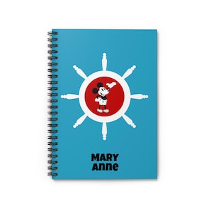 Customizable Cartoon Character Spiral Notebook - Ruled Line, Kids Journal, Vacation Memories, Cute Notebook, Children's Diary, Travel
