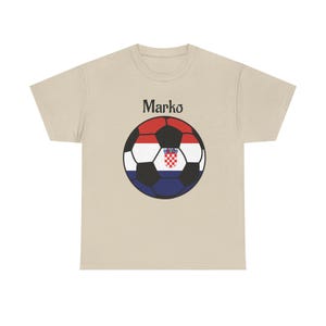 Camiseta de aficionado al fútbol de Croacia, camiseta unisex, regalo para amantes del fútbol, camiseta personalizada, camiseta de aficionado al fútbol imagen 6