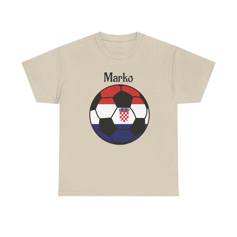 Camiseta de aficionado al fútbol de Croacia, camiseta unisex, regalo para amantes del fútbol, camiseta personalizada, camiseta de aficionado al fútbol imagen 6