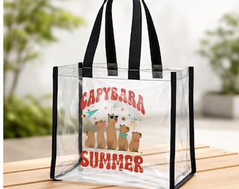 Capybara Stadium Bag, Clear Fannypack