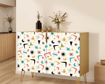Mid Century Retro Cabinet (Made in USA), Retro TV Stand, Vintage Small Sideboard