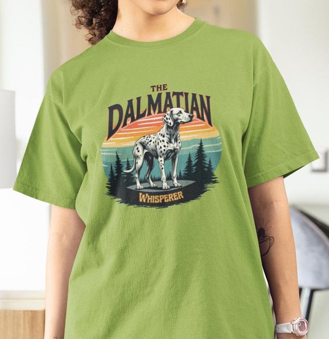 Dalmatian Whisperer T-shirt: Sunset Dog Lover Tee - Etsy