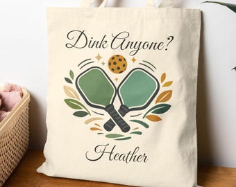 Custom Pickleball Bag, Personalized Pickleball Tote