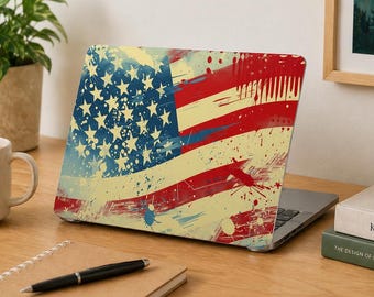 American Pride MacBook case | Patriotic Laptop Cover