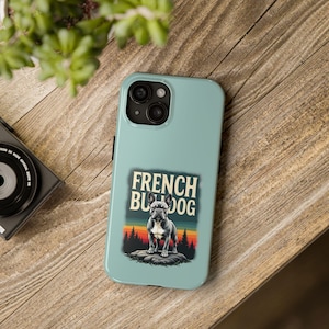 French Bulldog iPhone Case Cute Dog Breed Lover Gift Bright Color Easy to Find Tough Phone Cases Mom Gift accessory popular breed owner