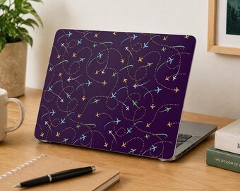 Jet Contrails Case MacBook Case | Travel Lover Accessory