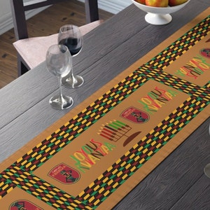 Kwanzaa Table Runner (Cotton, Poly)