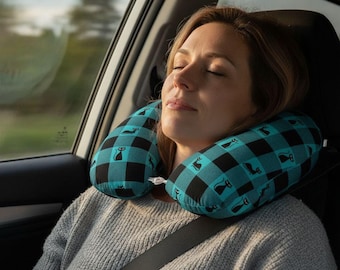 Atomic Cats Travel Neck Pillow