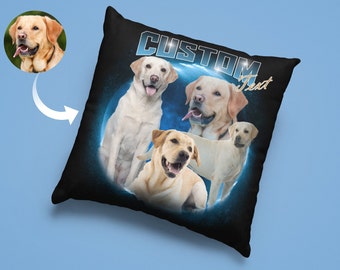 Personalized Cat Pillows, Custom Pet Pillow Using Pet Photo + Name, Custom Cat Dog Pillow, Cases Cat Picture Pillow, Pet Picture Pillow Gift