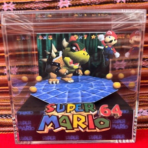 Super Mario 64 Cube Diorama