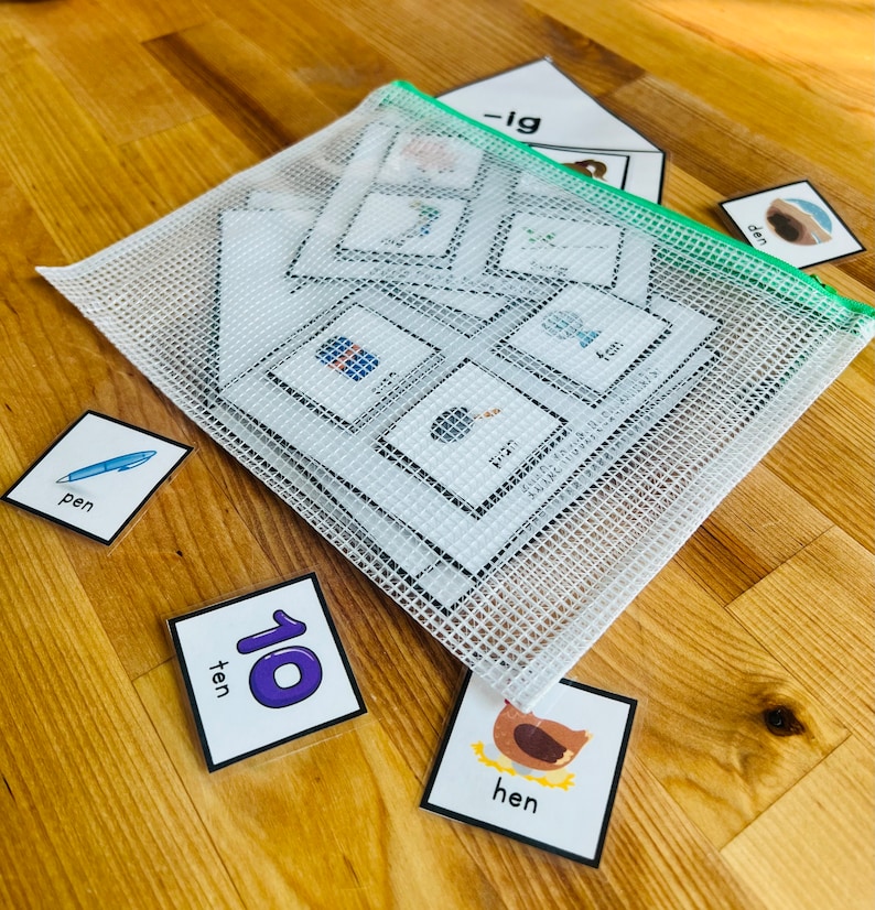 Word Family House: CVC Rhyming Phonics (digital Download) - Etsy