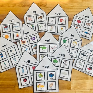 Word Family Activity Set: CVC Rhyming Phonics