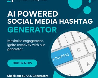 Social Media Hashtag Generator, AI Hashtag Pro, HashtagGenius, SocialBot Tags, Hashtag Wizard, AI TrendGen, AutoTag Genius, SocialMedia Tags