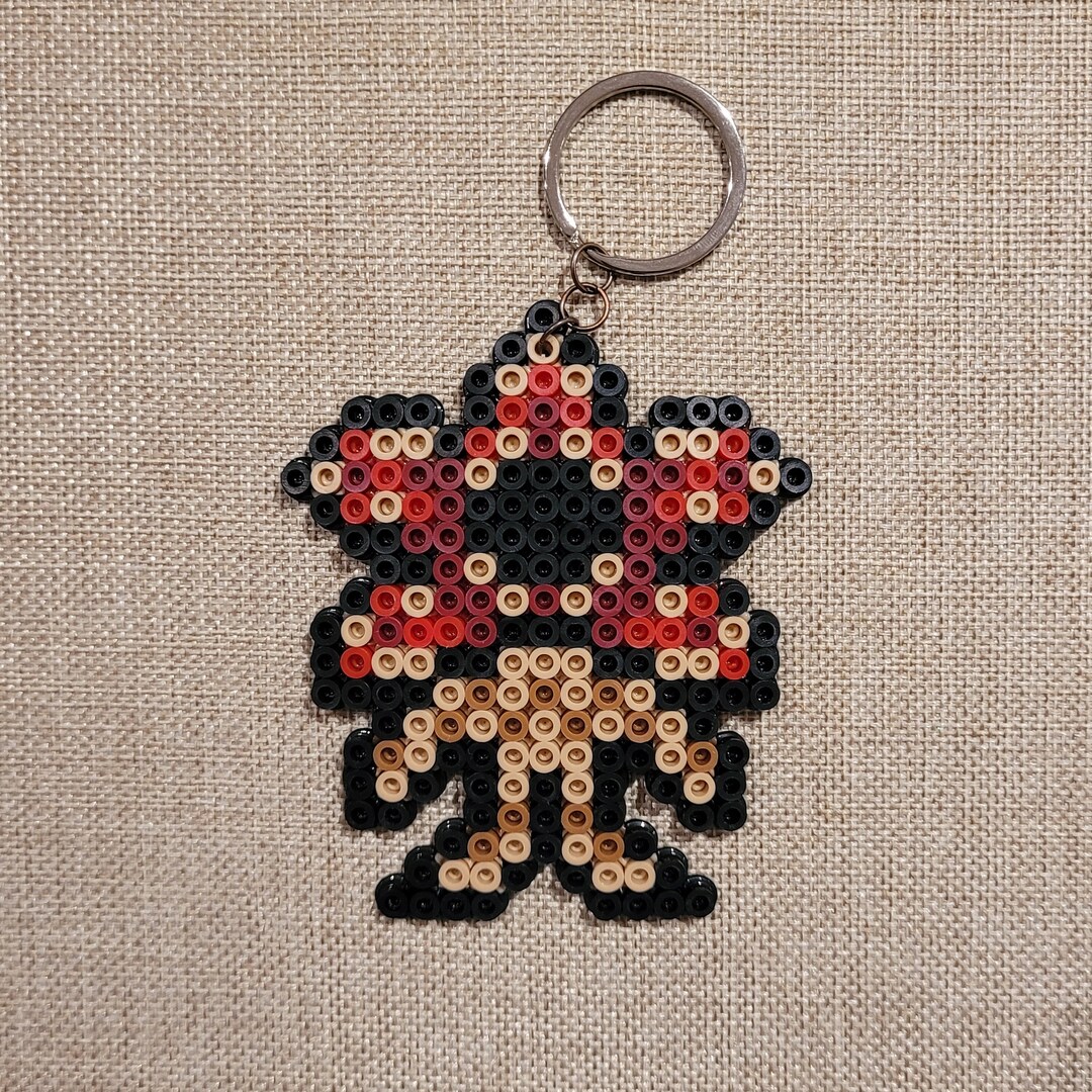 Stranger Things Perler Bead Keychain Etsy