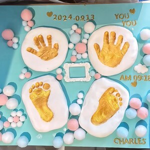 Kit Impronte Animali E Bimbi - Timbro Non Tossico Per Ricordi Speciali - Foto 2