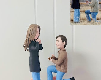 Figurine bulle fabriquée à la main - Cadeau personnalisé pour mariage, cadeau pour Noël, cadeau spécial pour couple, cadeau pour le nouvel an
