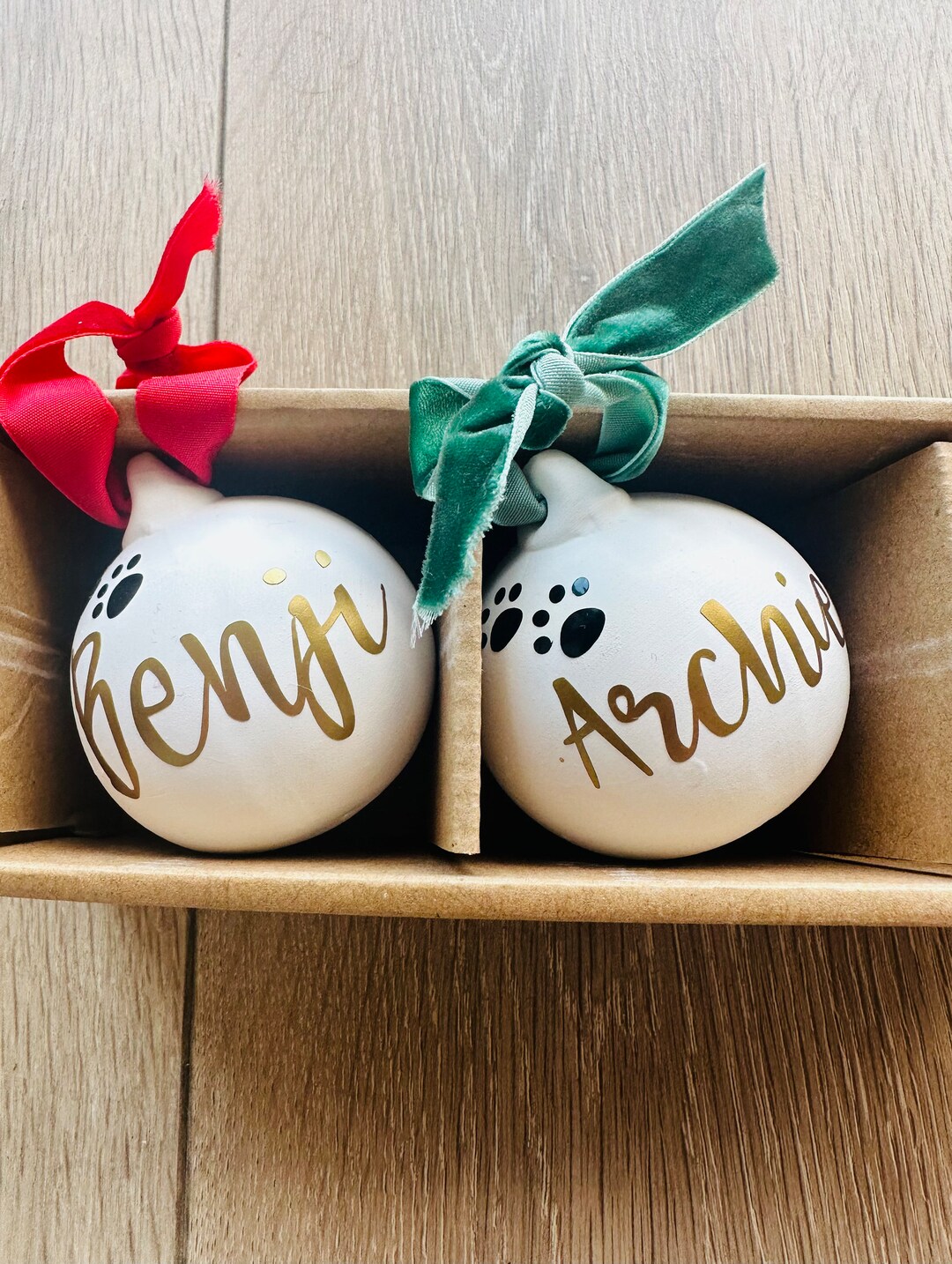 Personalised Dog Christmas Bauble Personalised Pet Bauble Etsy UK