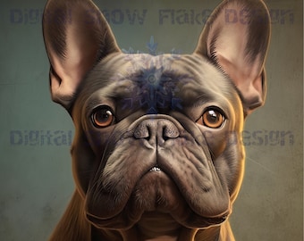 French Bulldog Art. Digital Prints. Instant Download. French Bulldog Gifts. Home Decor.