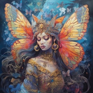 Fairy Art  | Mythical Creatures | Fantasy Art | Digital Print | High Resolution Instant Download |
