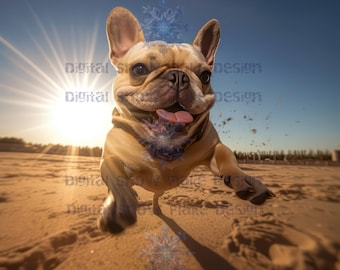 Sztuka Buldoga Francuskiego | Wydruki Cyfrowe | Natychmiastowe Pobieranie | Prezenty Buldoga Francuskiego