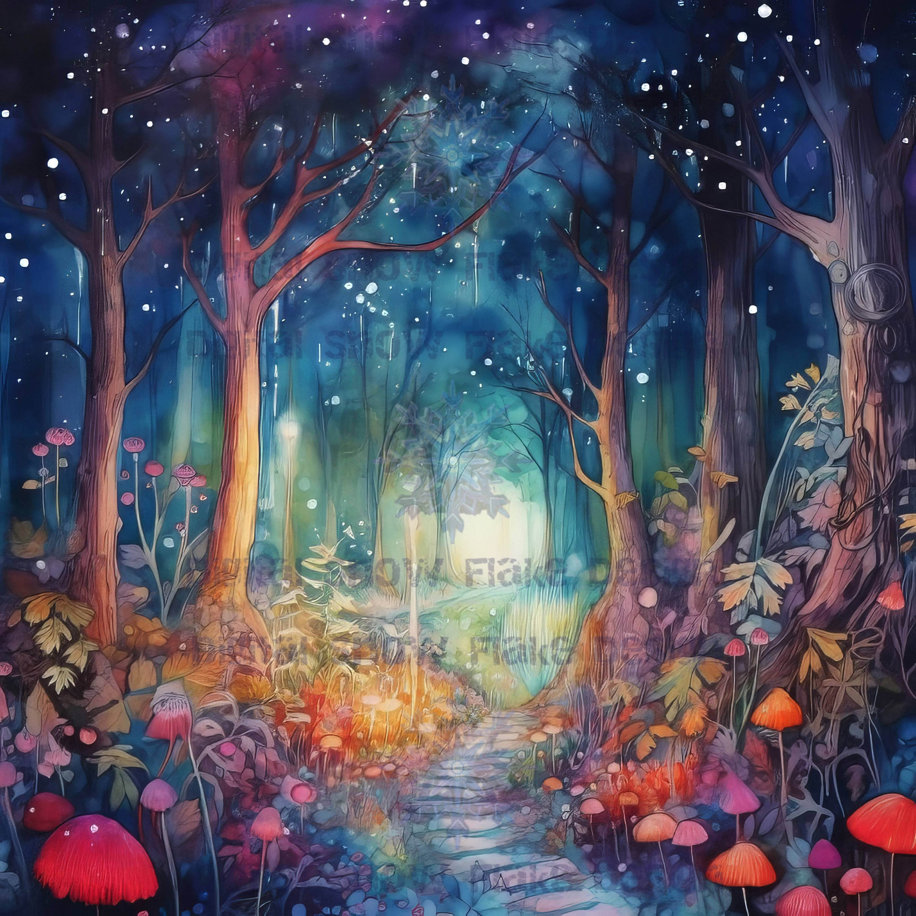 Enchanted Landscape | Fantasy Wall Art | Digital Print | Home Décor - Etsy