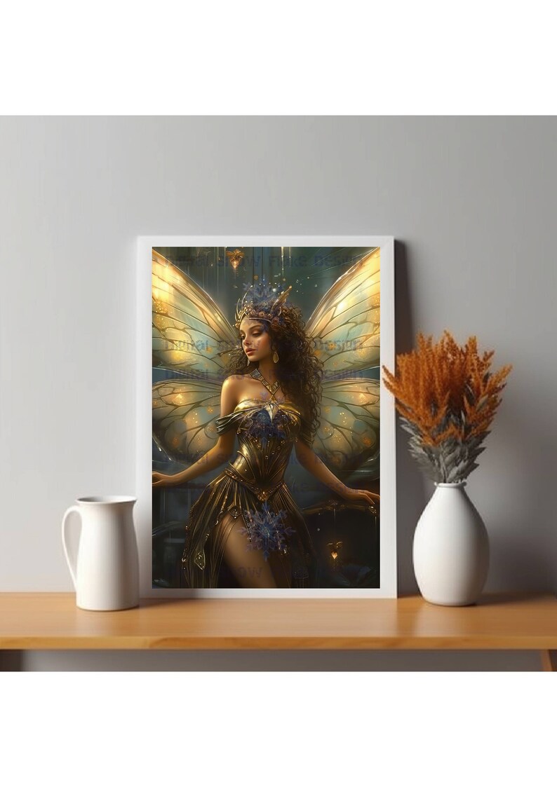 Fairy Art Mythical Creatures Fantasy Art Digital Print High Resolution ...