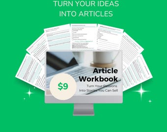 Werkboek voor het schrijven van artikelen voor freelance schrijvers: artikelen schrijven en verkopen