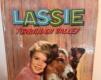 First Edition Vintage Lassie Forbidden Valley Book
