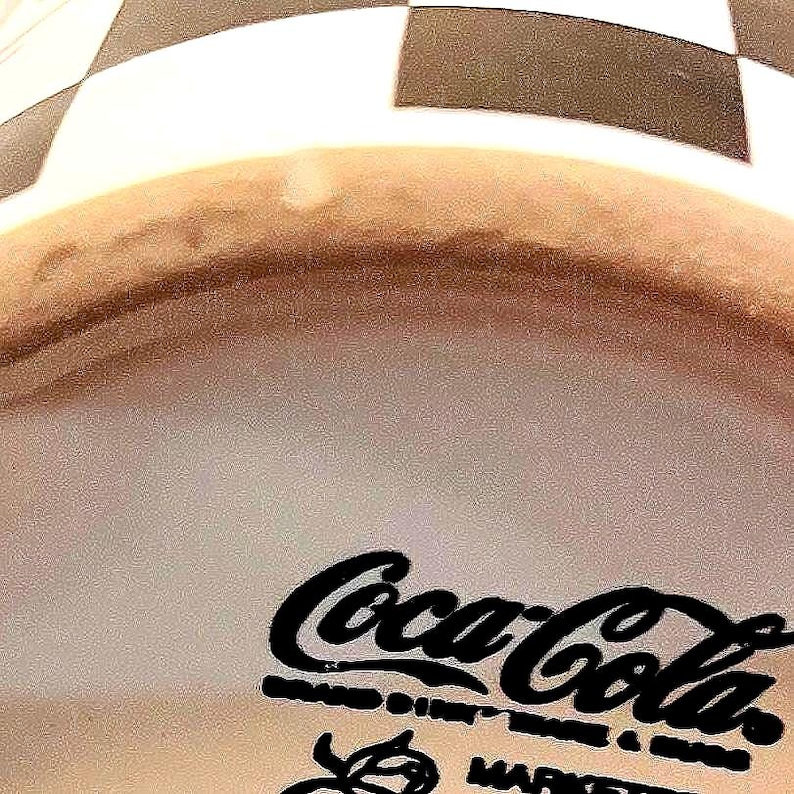 Vintage 2002 Coca-Cola Checkerboard Mug, Gibson Design image 9