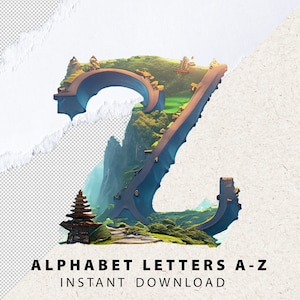 Zelda PNG Lettere e numeri File PNG leggendari di Hyrule Design Bundle alfabeto dalla A alla Z File digitali di alta qualità Download immediato