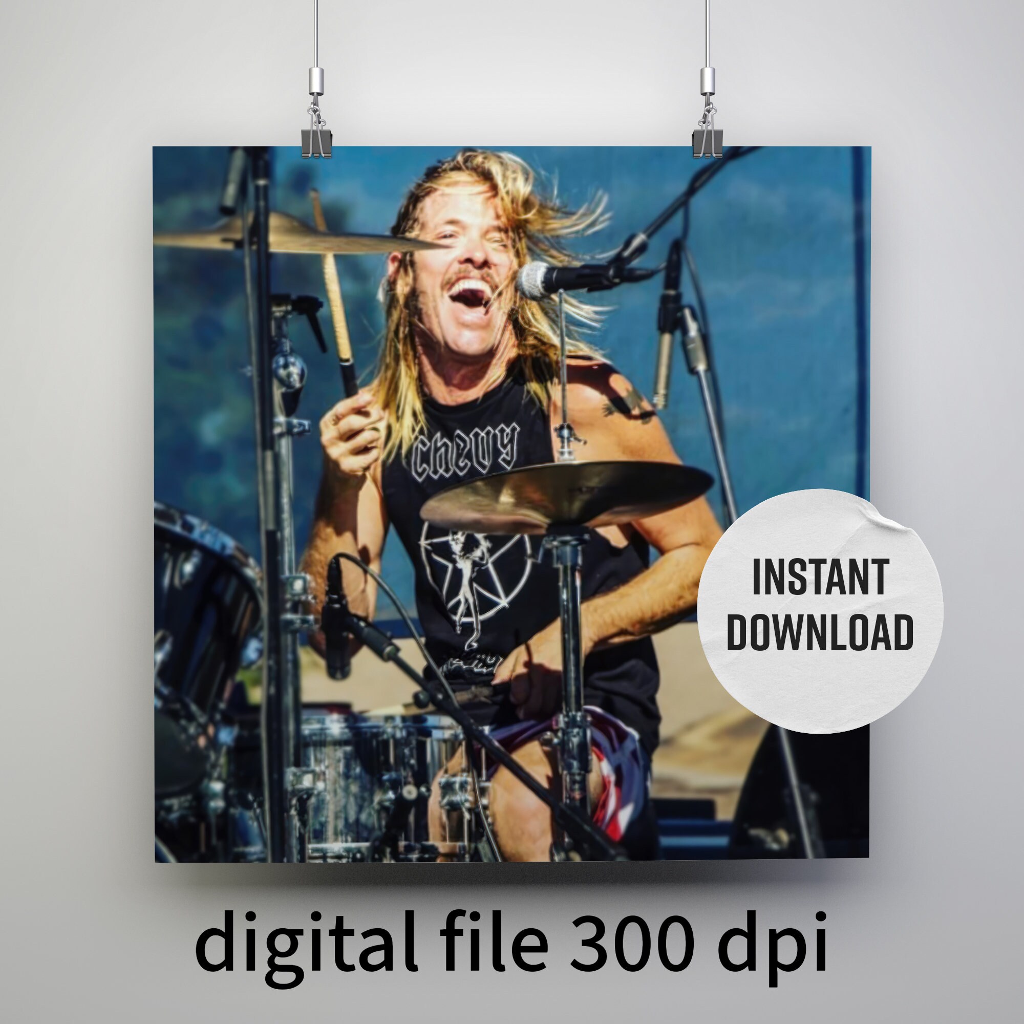 Taylor Hawkins Printable Instant Download T3 - Etsy