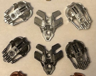 Metru Nui Guard Set, custom chestpiece and and shoulder armor designed by Galva