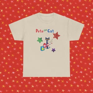 Pete the Cat Shirt - Childhood Memories Tee | Cute Cartoon Character Apparel