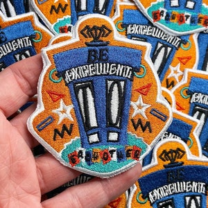 Bill and Ted&#39;s Excellent Adventure &quot;Be Excellent To Each Other&quot; 3in Embroidered Patch
