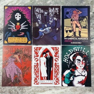 My Chemical Romance 5x7in Mini Art Prints