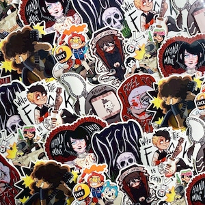 My Chemical Romance 3in Transparent Vinyl Stickers