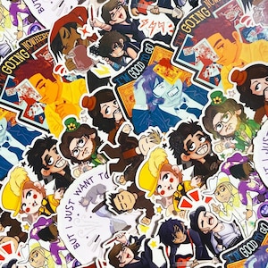 Fall Out Boy 3in Transparent Vinyl Stickers